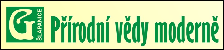 projekt Přírodní vědy moderně - logo