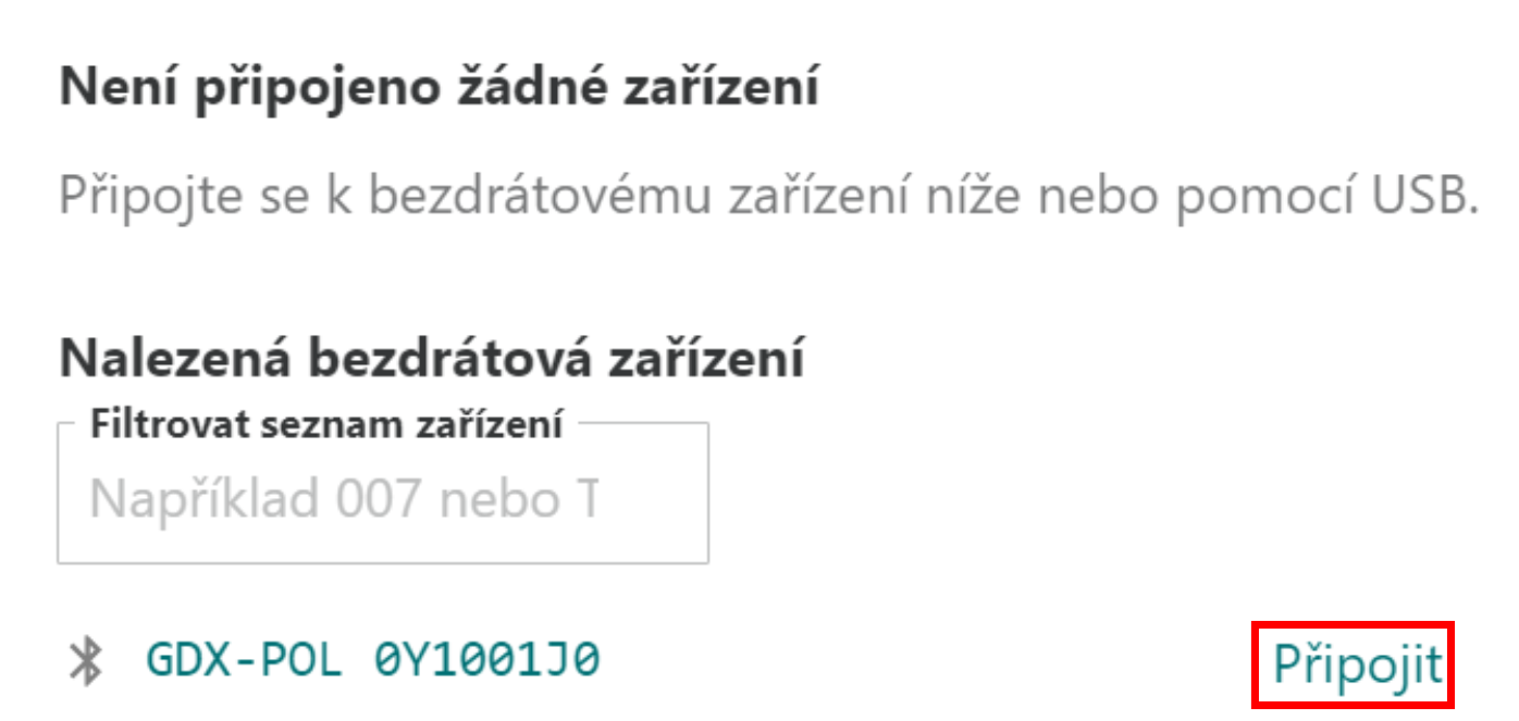návod na připojení čidla
