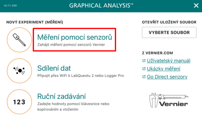 návod na připojení čidla